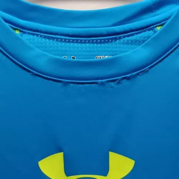 Under Armour Run Heat Gear Loose Fit Adult Small Raglan Sleeve Short Sleeve Te - Picture 5 of 11